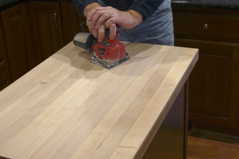 Sealed Butcher Block Surface