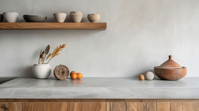 Cement Counter Installation in Napa, CA