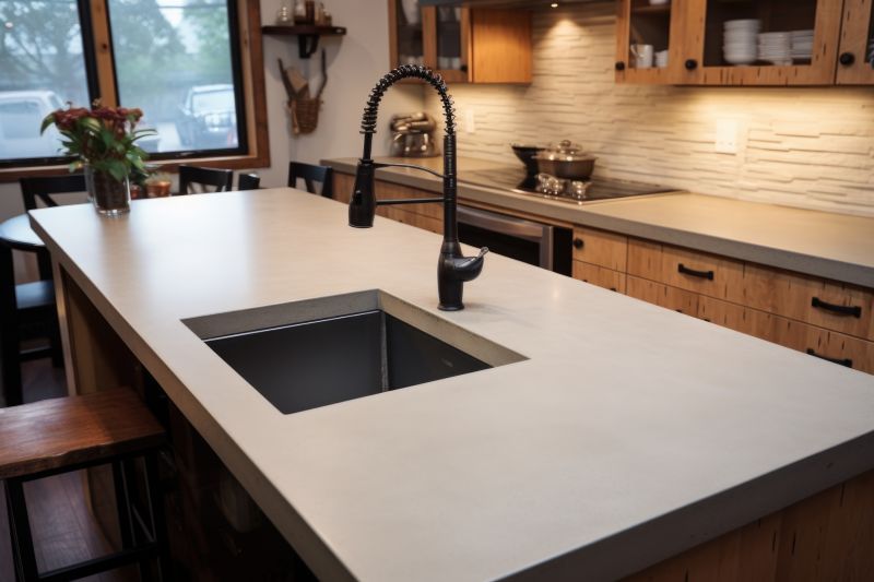 Concrete Countertop Pouring in Santa Rosa, CA